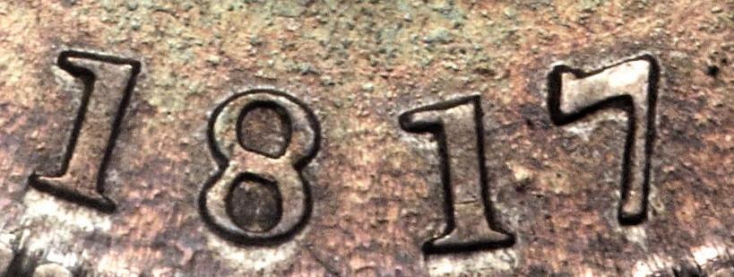 1817 O-103 date close up