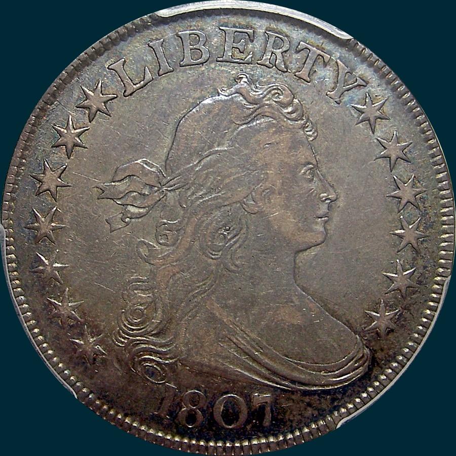 1807, O-110, Draped Bust, Half Dollar