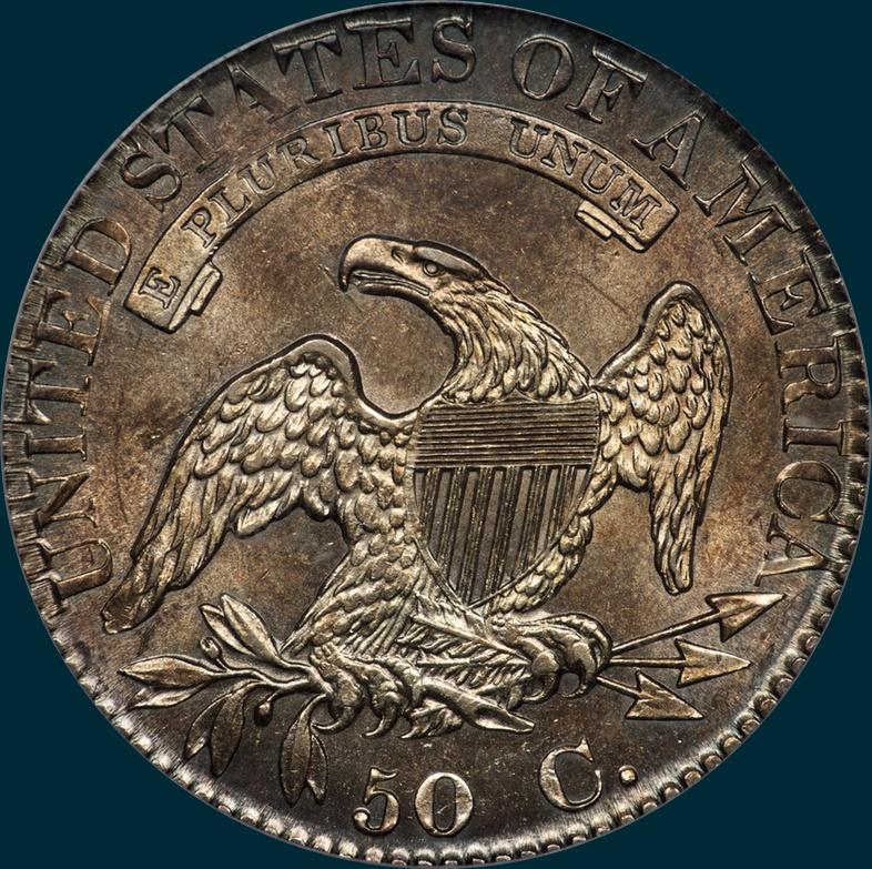 1823, O-106a, Capped Bust, Half Dollar