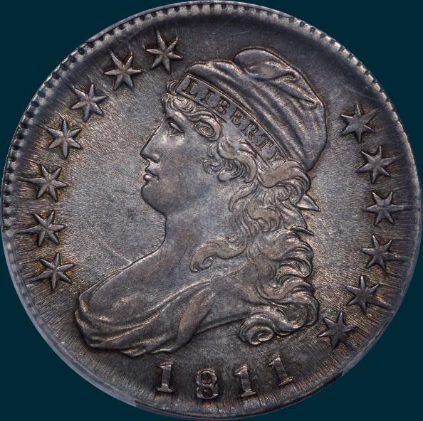 1811, O-113, Small 8, Capped Bust, Half Dollar