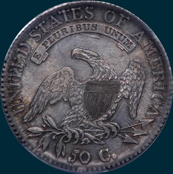 1811 O-113, capped bust, half dollar