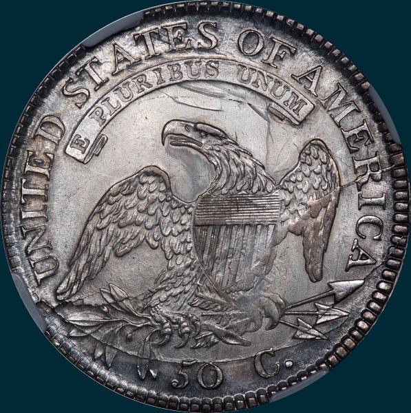 1814 O-106, Capped bust half dollar