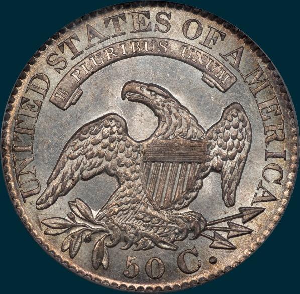 1828, O-114, Square Base 2, Small 8's, Large Letters, Capped Bust, Half Dollar