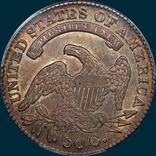 1830, O-111, Small 0, Capped Bust Half Dollar