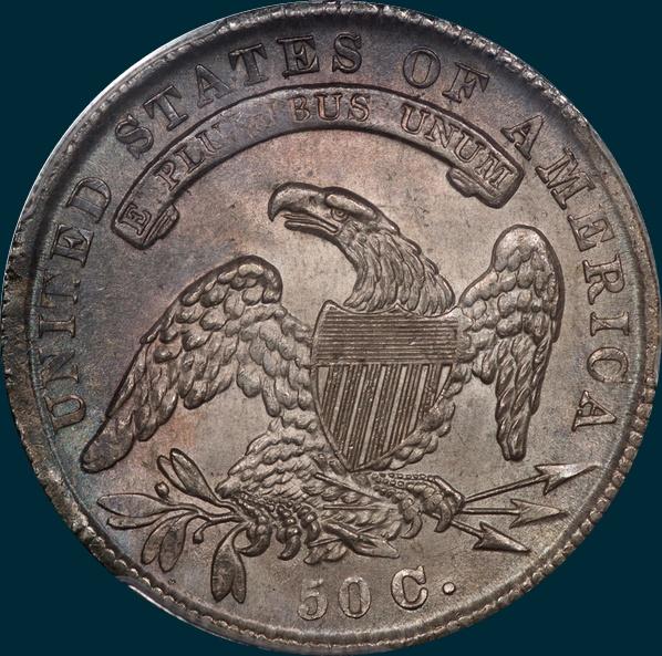 1834, O-113, Small Date, Small Letters, Capped Bust, Half Dollar