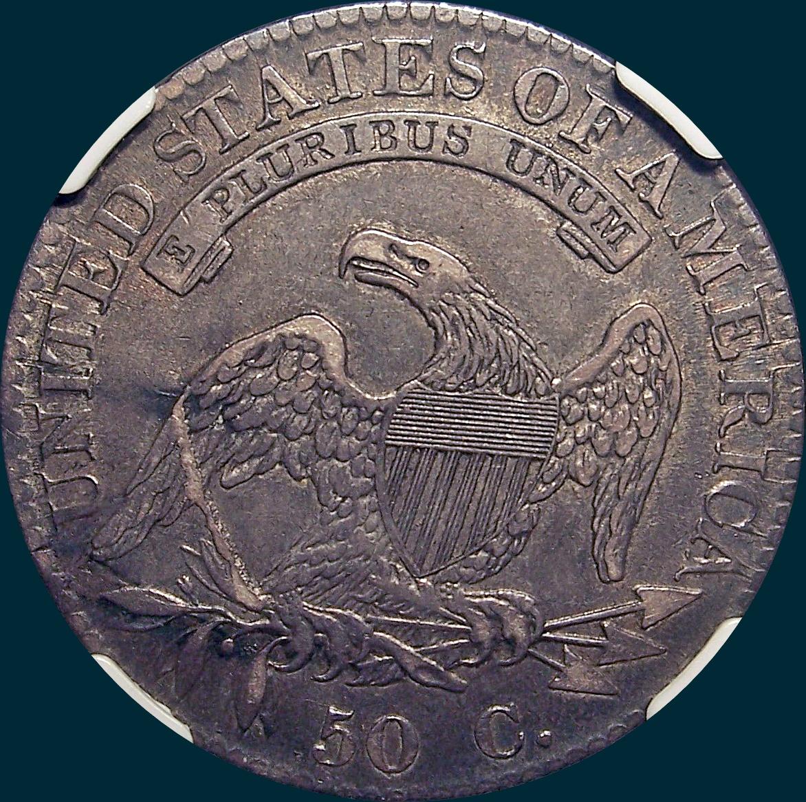 1832, O-101a, Large Letters, Capped Bust, Half Dollar