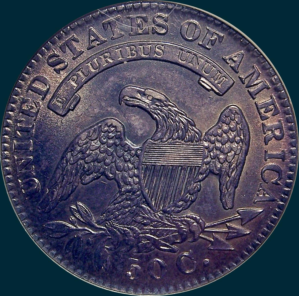 1832 O-107 capped bust half dollar