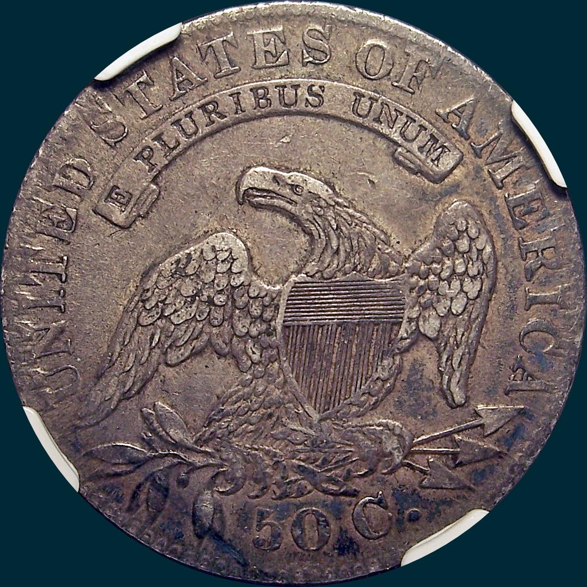 1832, O-112, Small Letters, Capped Bust, Half Dollar