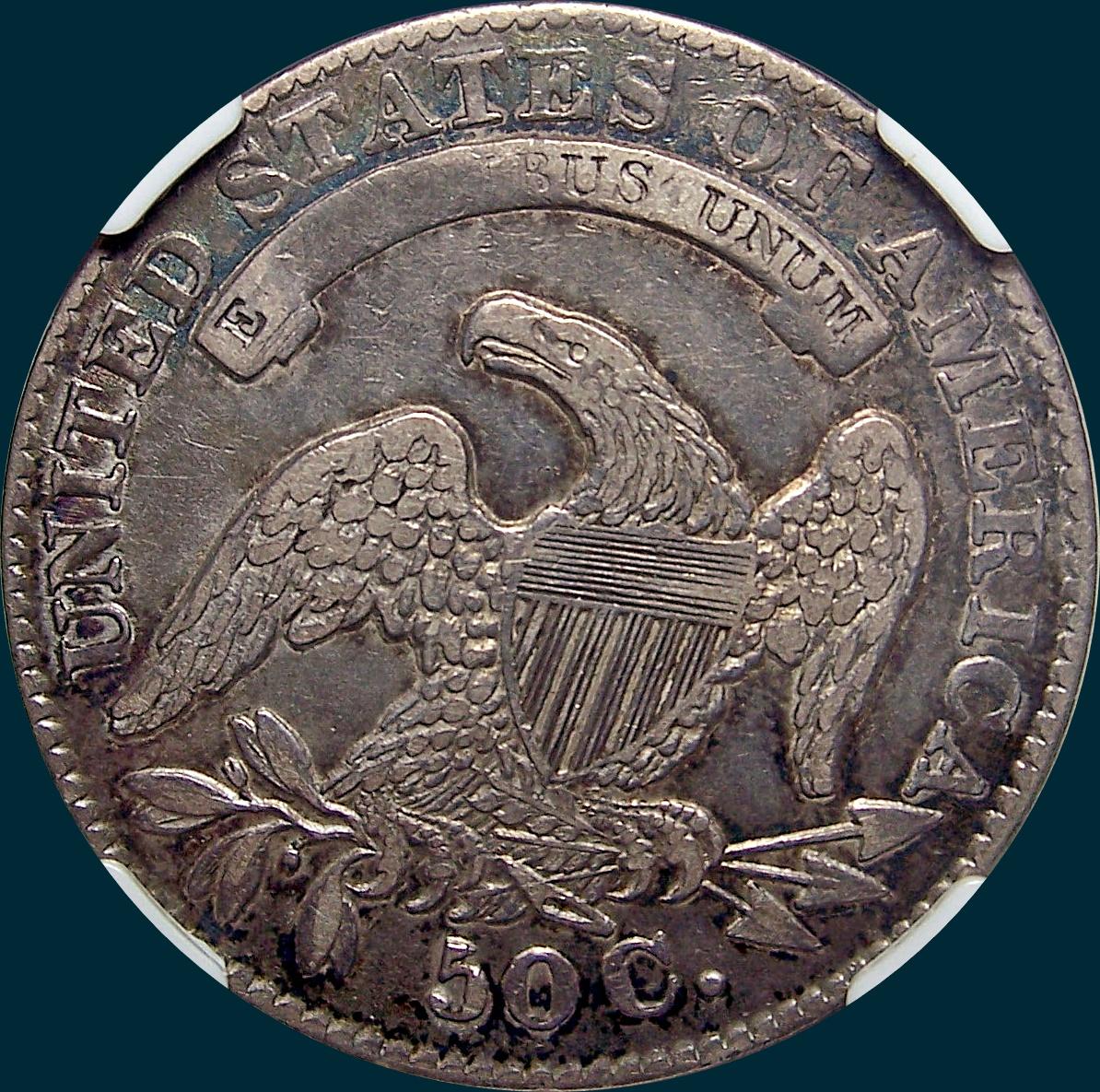 1832 O-114 capped bust half dollar