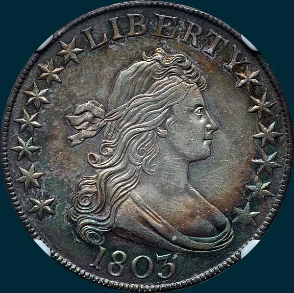 1803, O-101, Draped Bust, Half Dollar