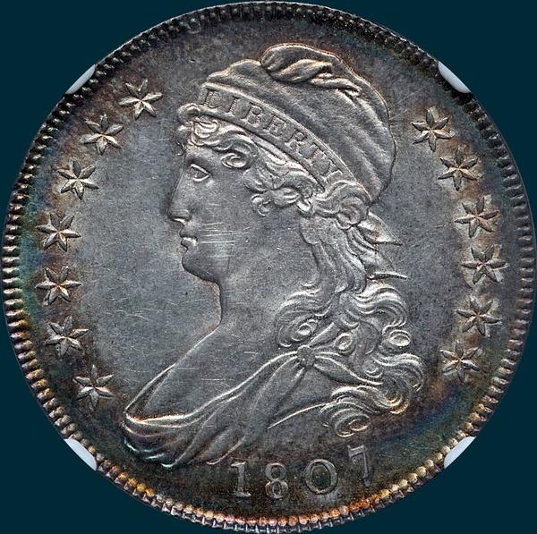 1807, O-113, Capped Bust, Half dollar