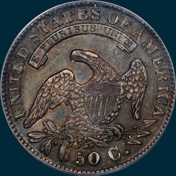 1832, O-106, Small Letters, Capped Bust, Half Dollar