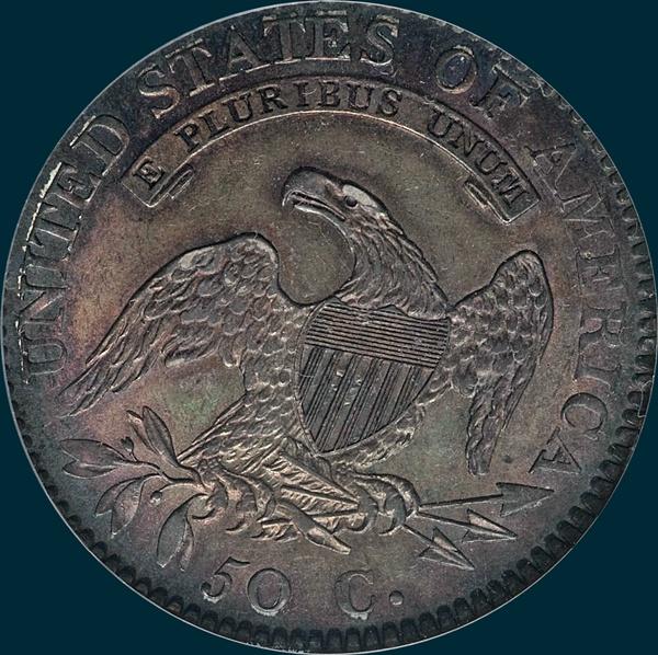 1811 o-105, Small 8, Capped Bust, half Dollar