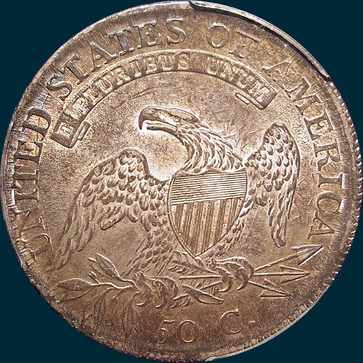 1811 o-108, small 8, capped bust half dollar