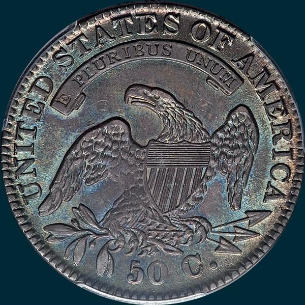 1832, O-118, Small Letters, Capped Bust, Half Dollar