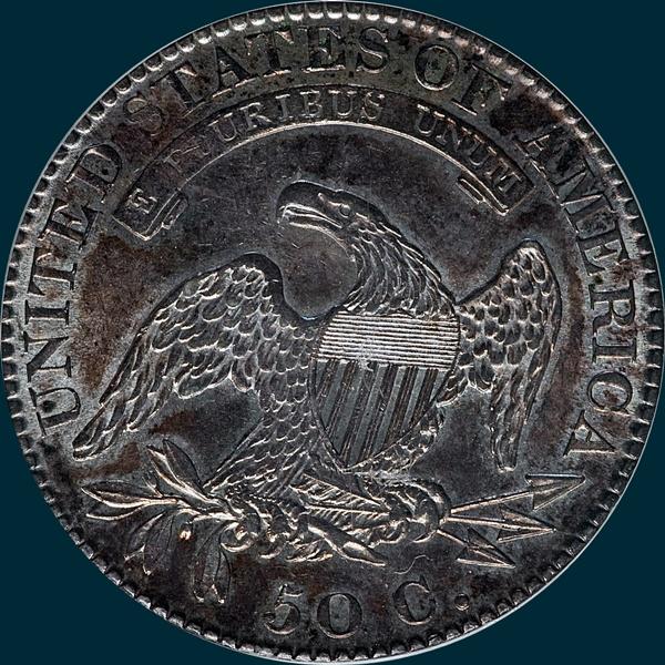 1819, O-107a, Capped Bust, Half Dollar
