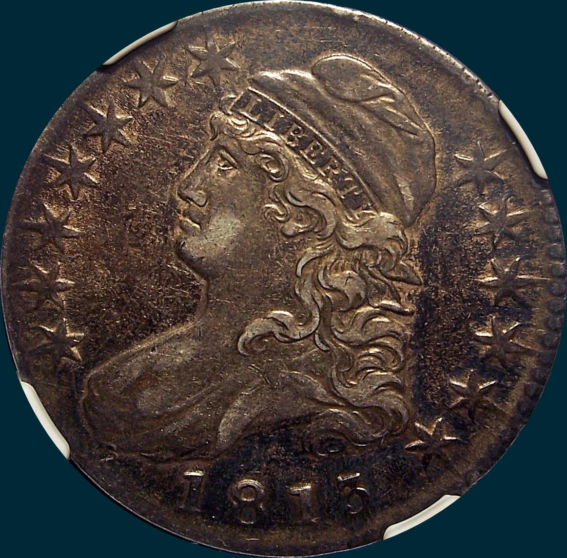 1813, O-103, Capped Bust, Half Dollar