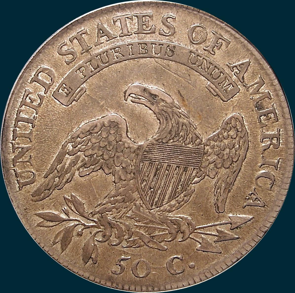 1811, O-103, Large 8, Capped Bust, Half Dollar