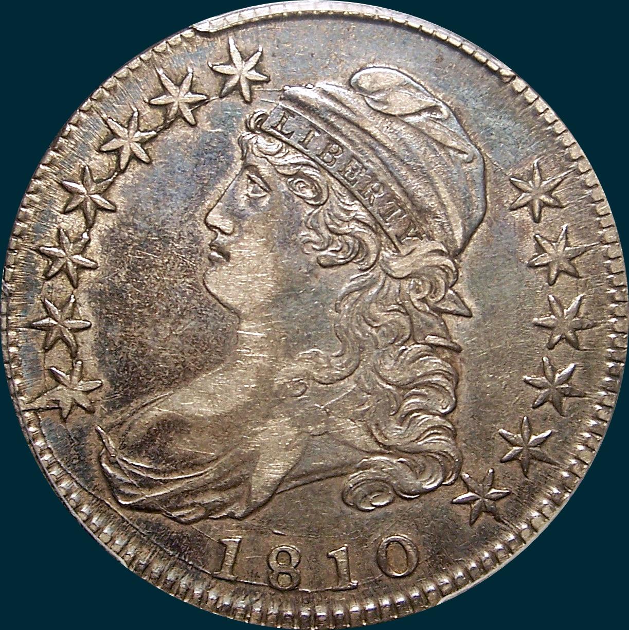 1810, O-101a, Capped Bust, Half Dollar