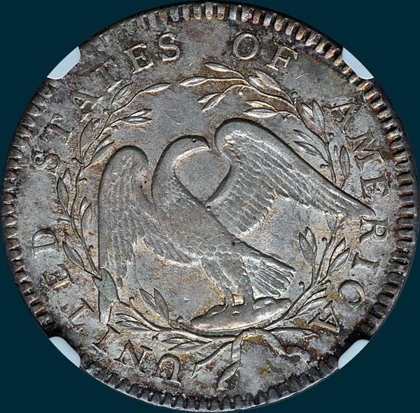 1795, O-102a  Flowing Hair, Half Dollar