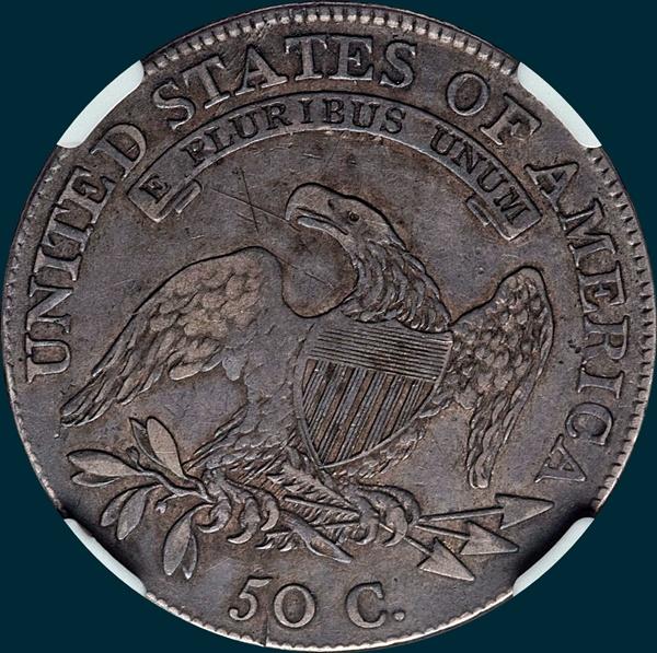 1809, O-114, capped bust, half dollar