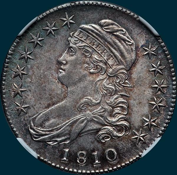 1810, O-106, Capped Bust, Half Dollar