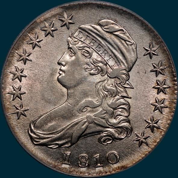 1810, O-106a, Capped Bust ,Half Dollar