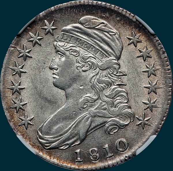 1810, O-108a, Capped Bust ,Half Dollar