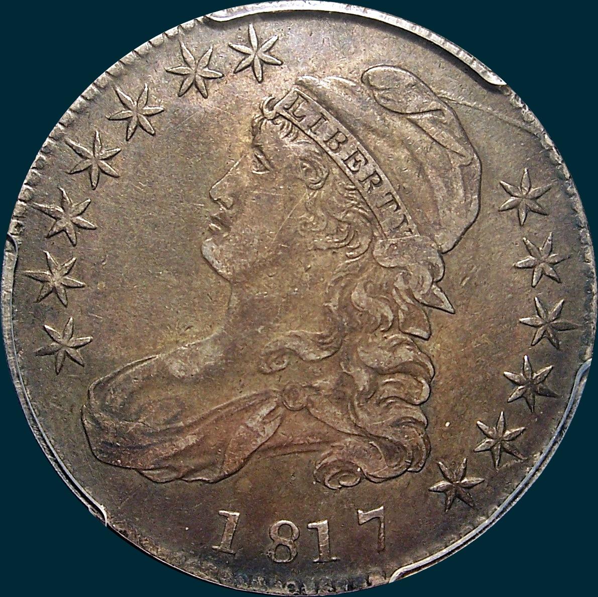 1817, O-106a, Capped Bust, Half Dollar
