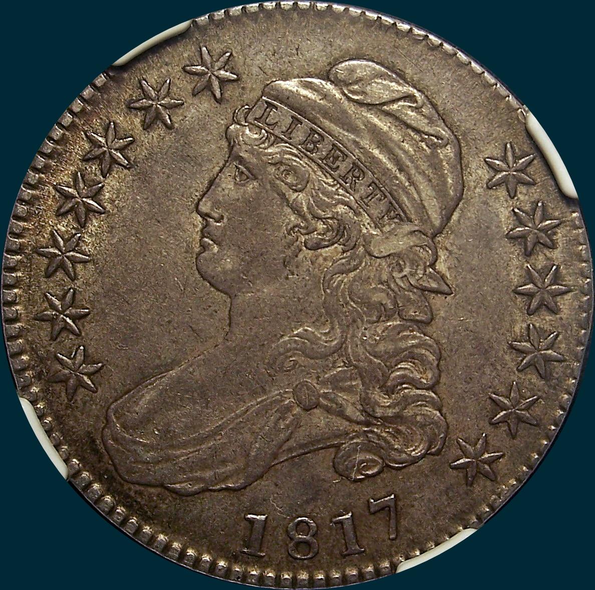 1817, O-110, Capped Bust, Half Dollar