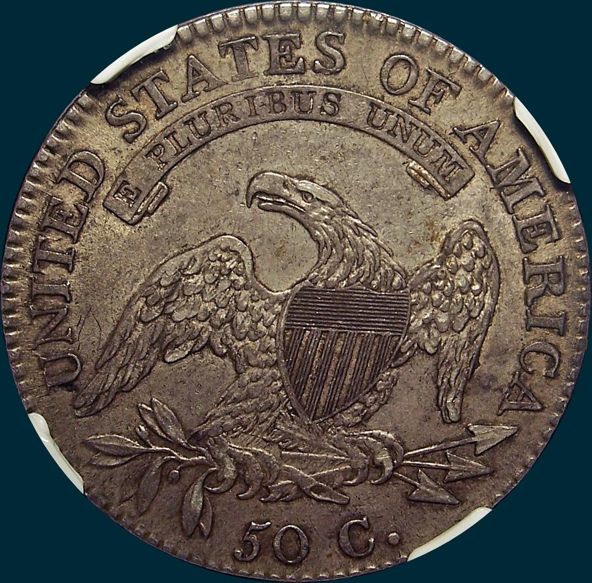 1817, O-110, Capped Bust, Half Dollar