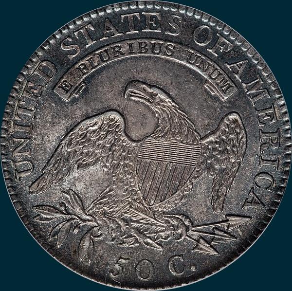 1818, O-104 'b', Capped Bust, Half Dollar