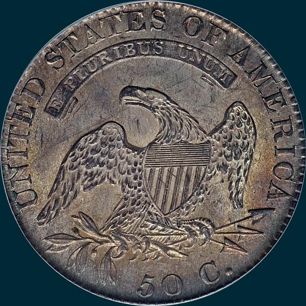 1819, O-109a, Capped Bust, Half Dollar