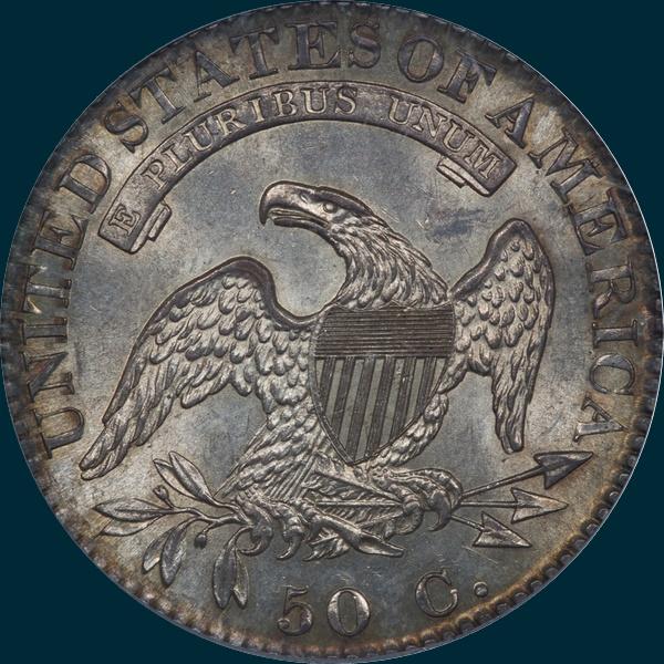 1822, O-113, Capped Bust, Half Dollar
