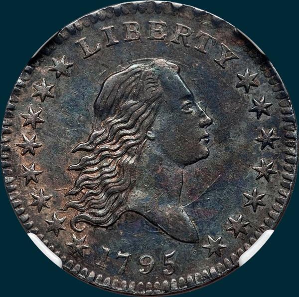 1795, O-110,  Flowing Hair, Half Dollar