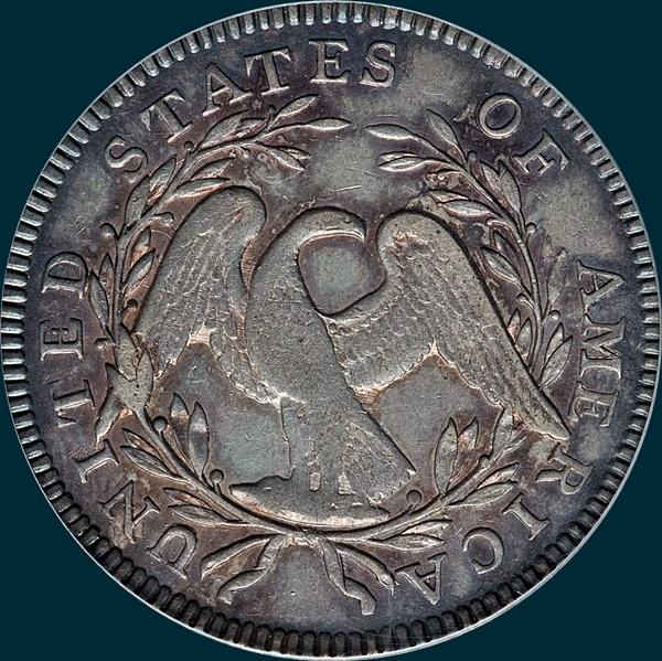 1795, O-109, Flowing Hair, Half Dollar