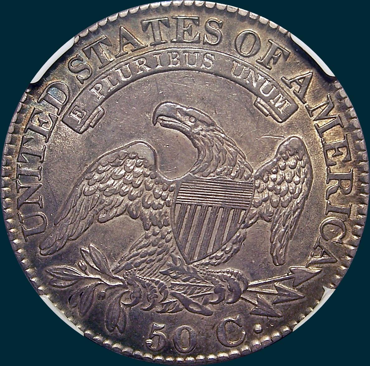 1827 O-146, Capped Bust Half Dollar