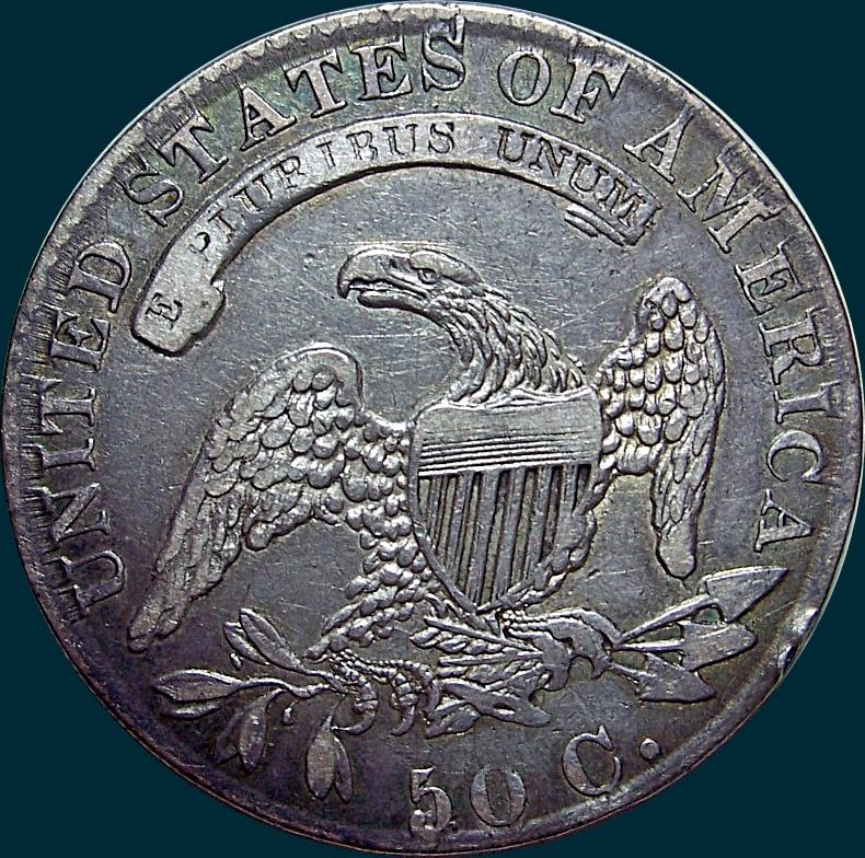 1832, O-102a, Small Letters, Capped Bust, Half Dollar