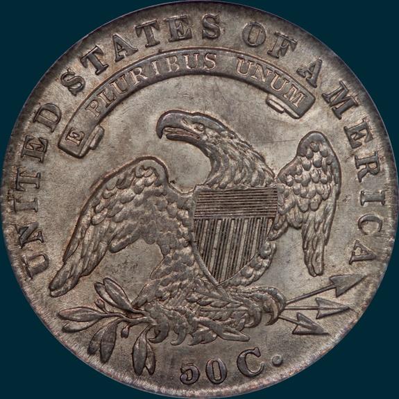 1835, O-108, Capped Bust, Half Dollar 