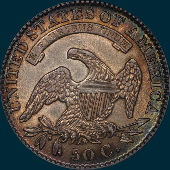 1829, O-109a, Capped Bust, Half Dollar