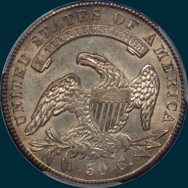 1836, O-119, Capped Bust, Half Dollar