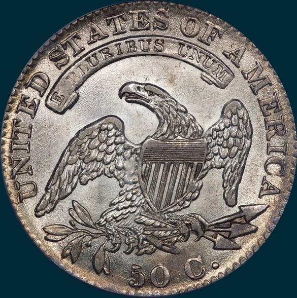 1832, O-116, Small Letters, Capped Bust, Half Dollar