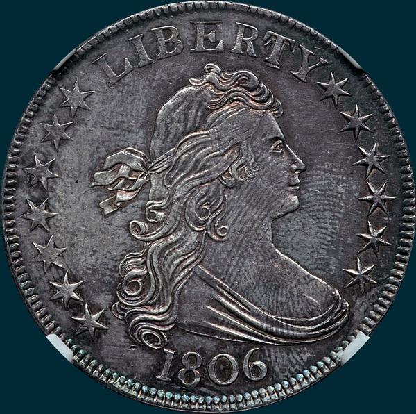 1806, O-114, Draped Bust, Half Dollar