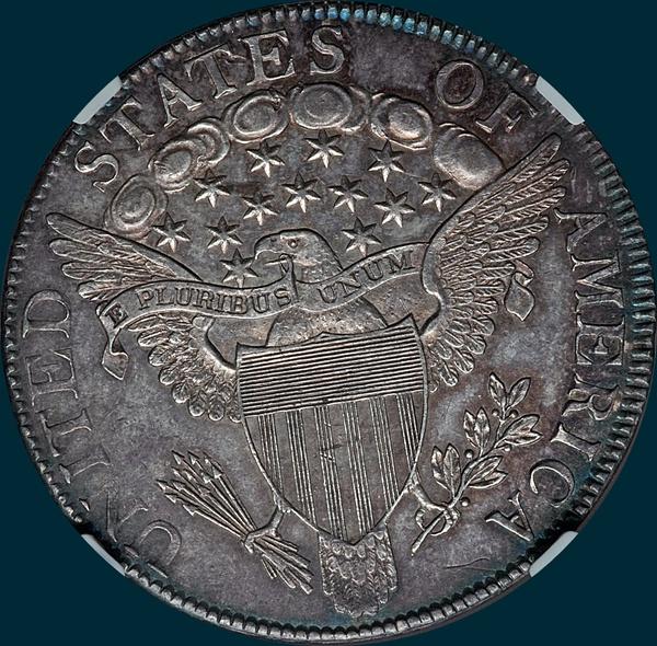 1806, O-114, Draped Bust, Half Dollar, Pointed 6, Stem