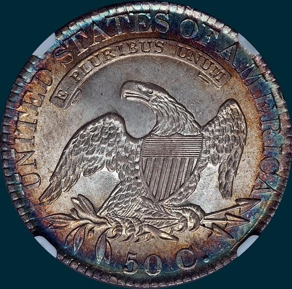 1826, O-101a, Capped Bust, Half Dollar