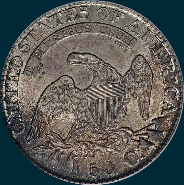 1826, O-120, capped bust, half dollar