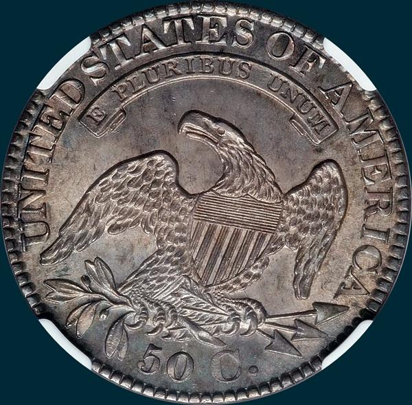 1827, O-113a, R4-, Square Base 2, Capped Bust, Half Dollar