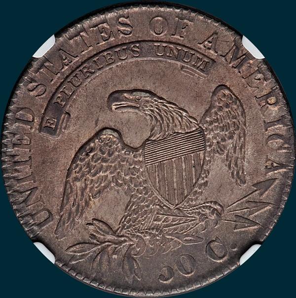 1831, O-113 capped bust half dollar