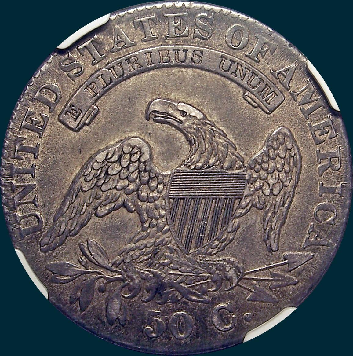 1831, O-115, Capped Bust, Half Dollar