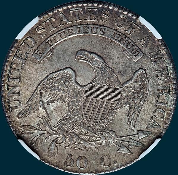 1832, O-101, Large Letters, Capped Bust, Half Dollar